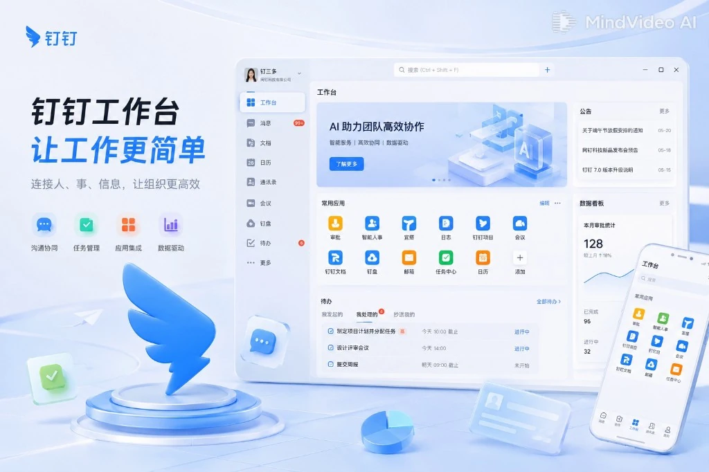 钉钉网页版多组织切换入口